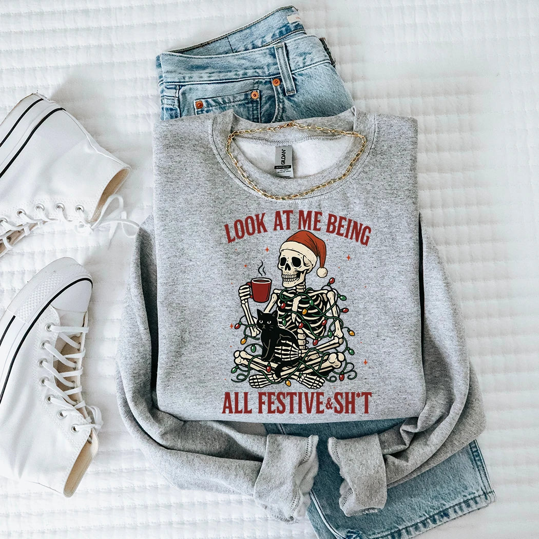 Festive Christmas Crewneck