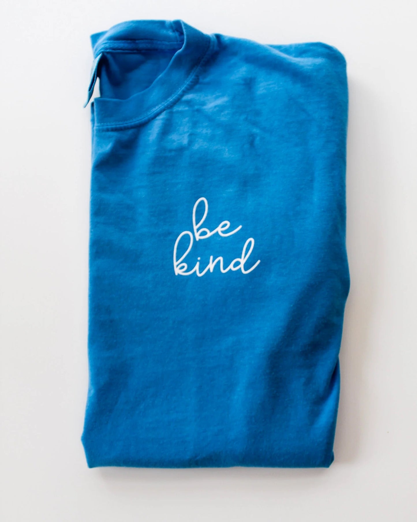Be Kind blue tshirt