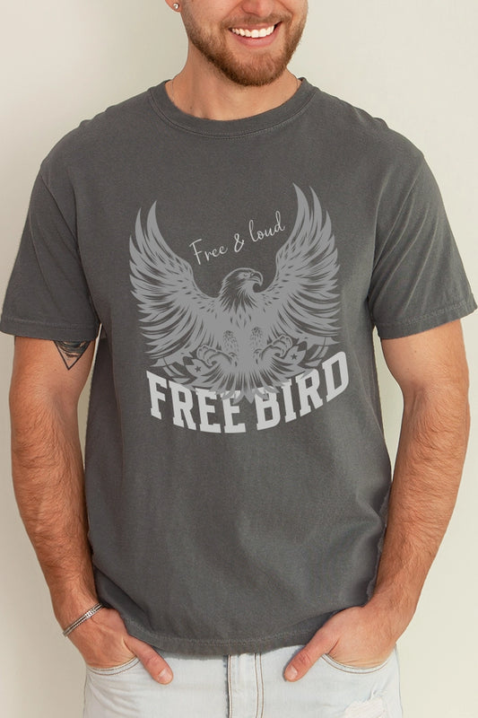 Free Bird Free & Loud Mens Graphic Tee