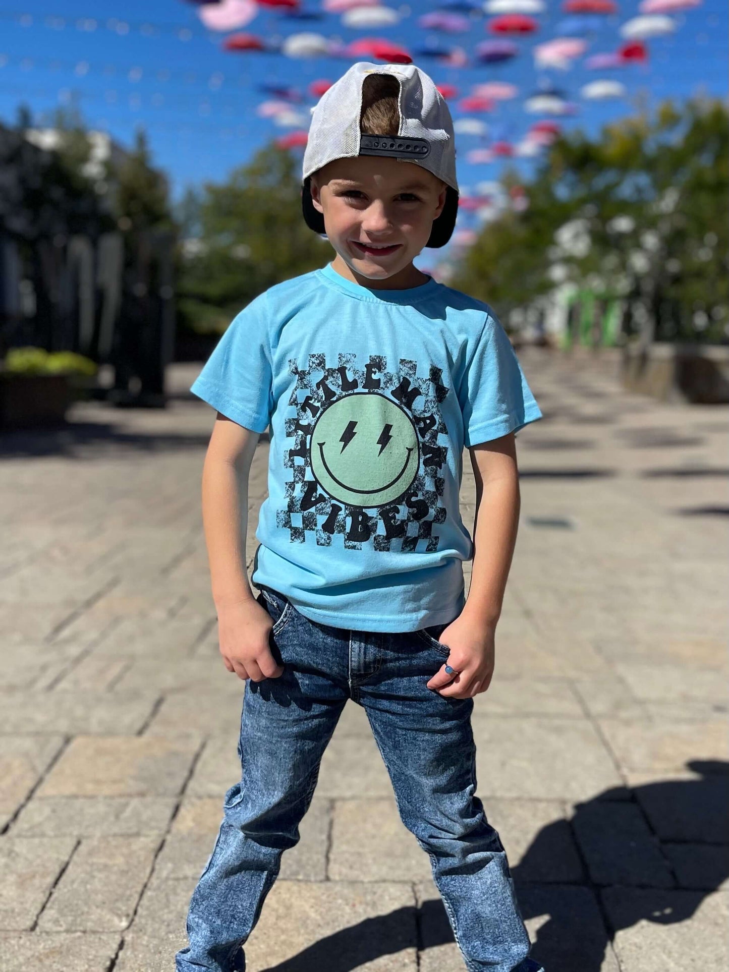 Little Man Vibes Kids Graphic Tee