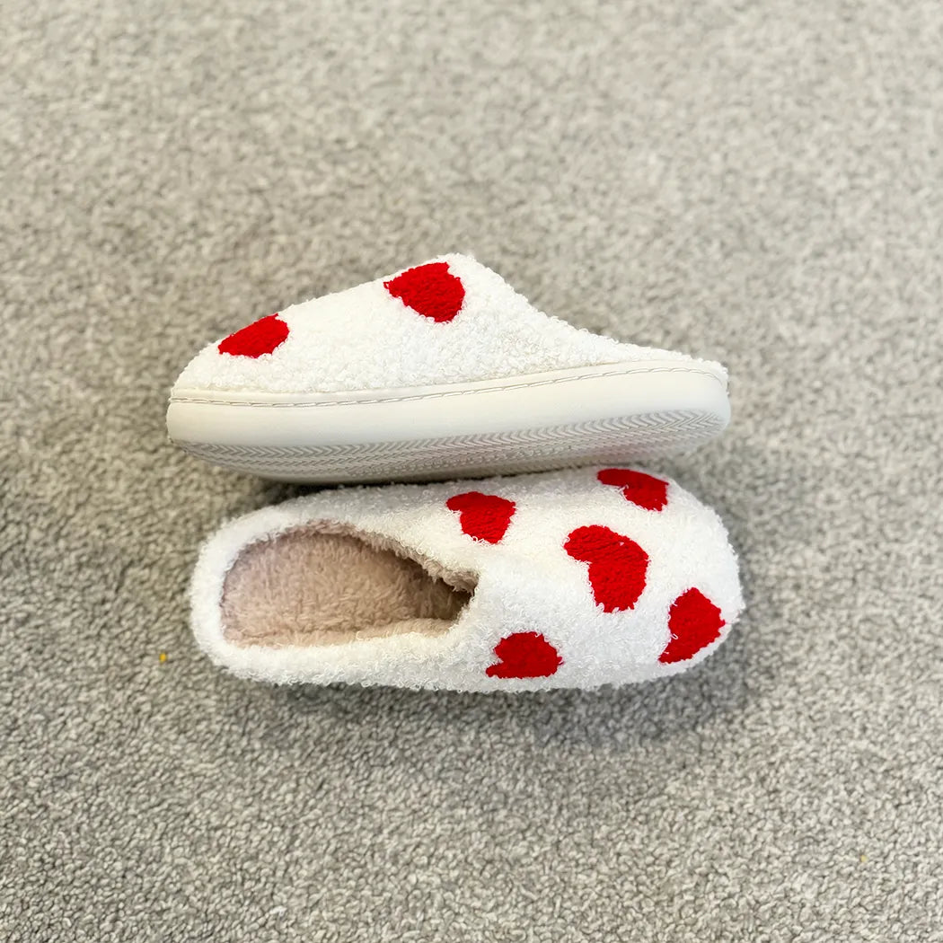 Heart slippers