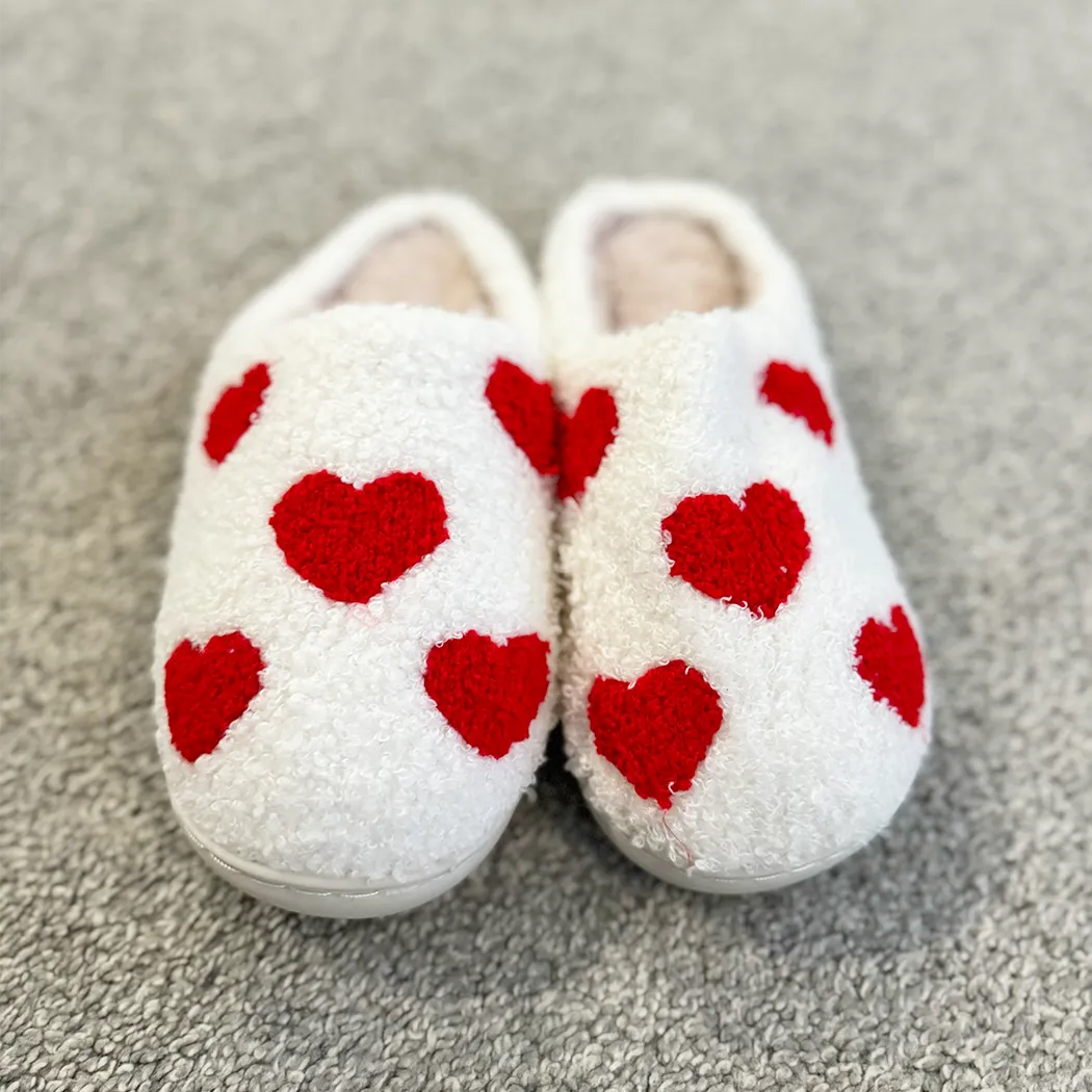 Heart slippers