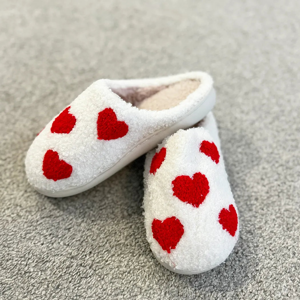 Heart slippers