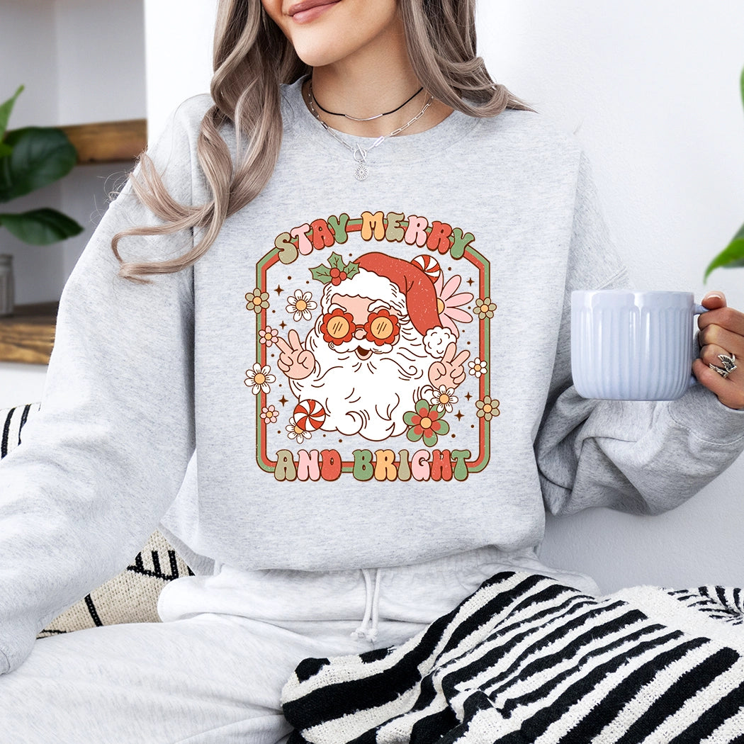 Stay Merry and Bright Christmas Crewneck