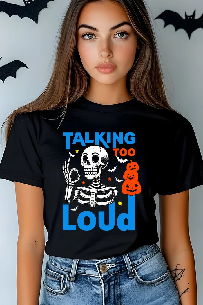 Talking Too Loud Halloween Graphic Tee