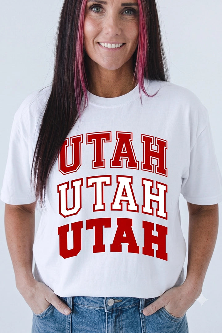 Triple Utah Varsity Graphic Tee