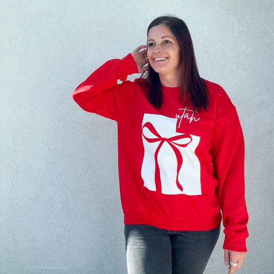 Utah Bow Football Crewneck