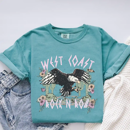 West Coast Rock N Roll Graphic tee