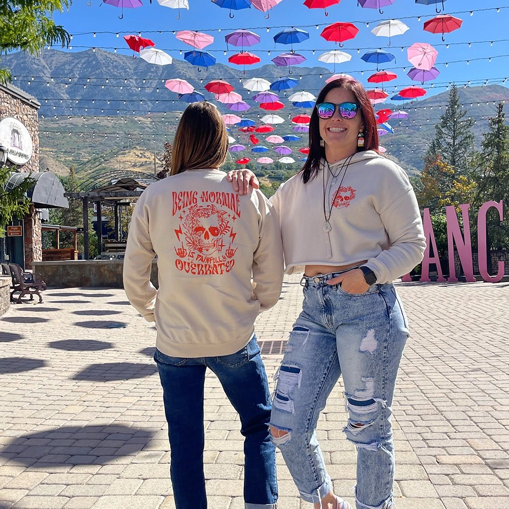 Being Normal is Painfully Overrated Graphic Crewneck - Talking Too Loud Apparel