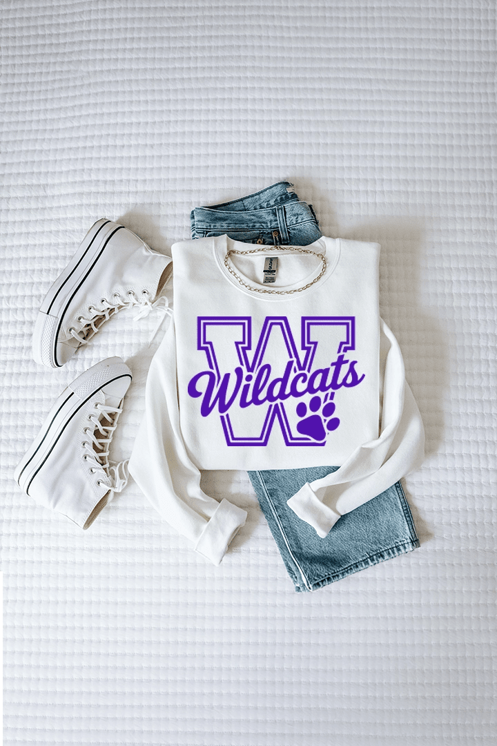 Classic Wildcats Pride with a Clean, Varsity Edge - Talking Too Loud Apparel
