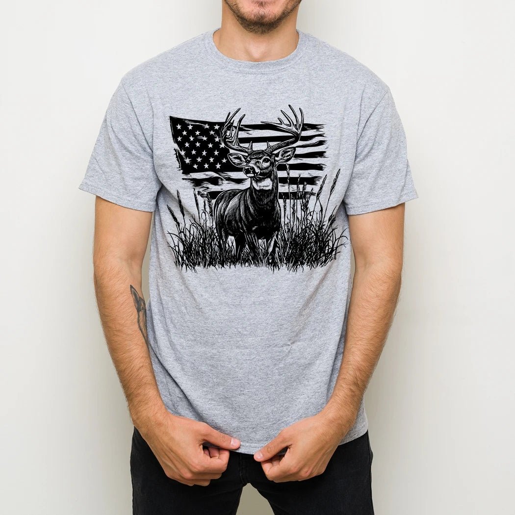 Deer Graphic Apparel Tee - Talking Too Loud Apparel