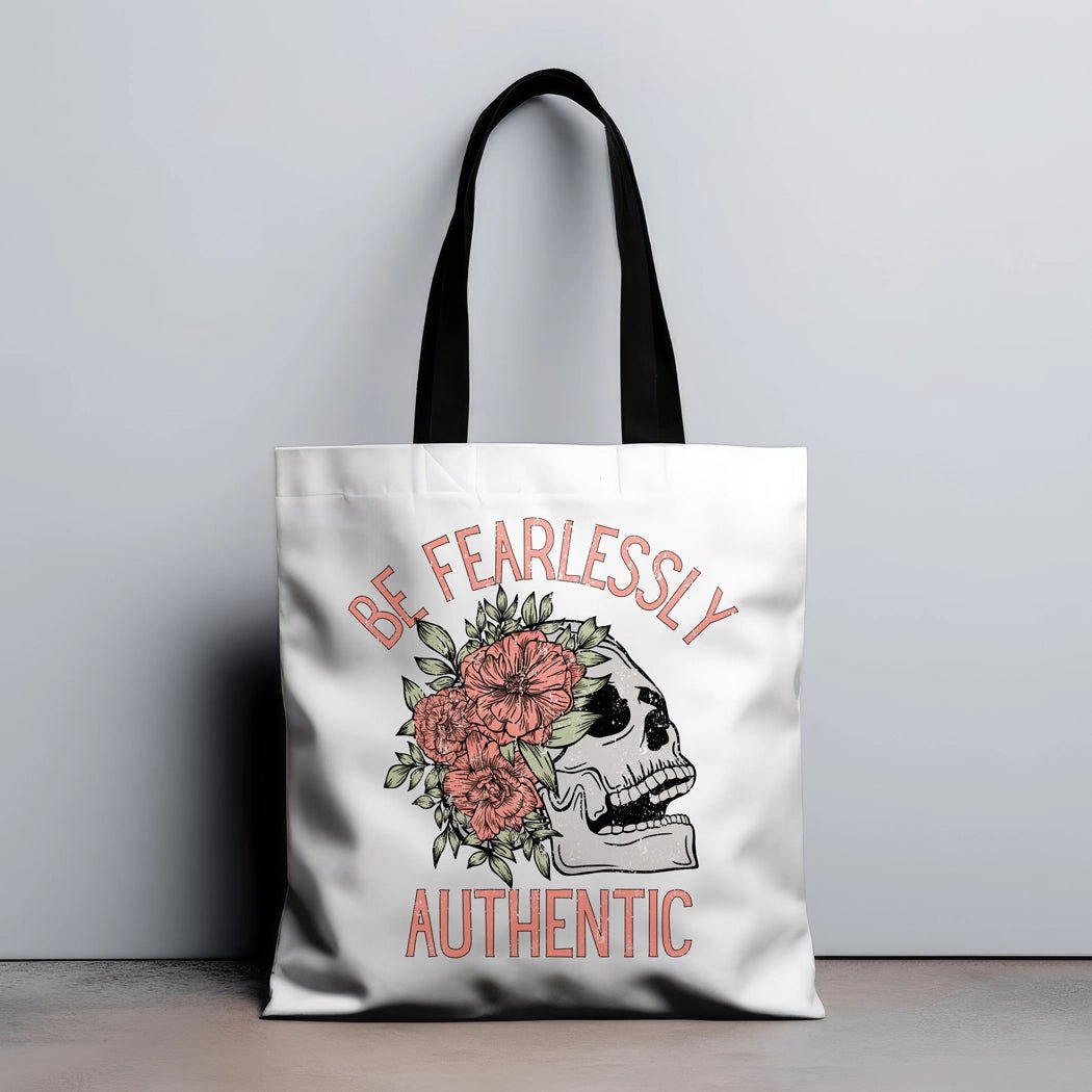 Fearlessly Authentic Tote Bag - Talking Too Loud Apparel