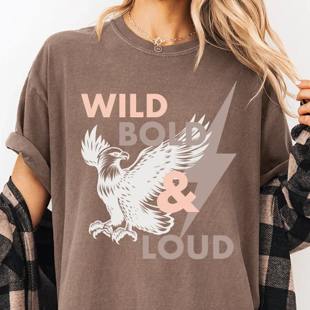 Free Bird Wild, Bold & Loud Mens Graphic Tee - Talking Too Loud Apparel