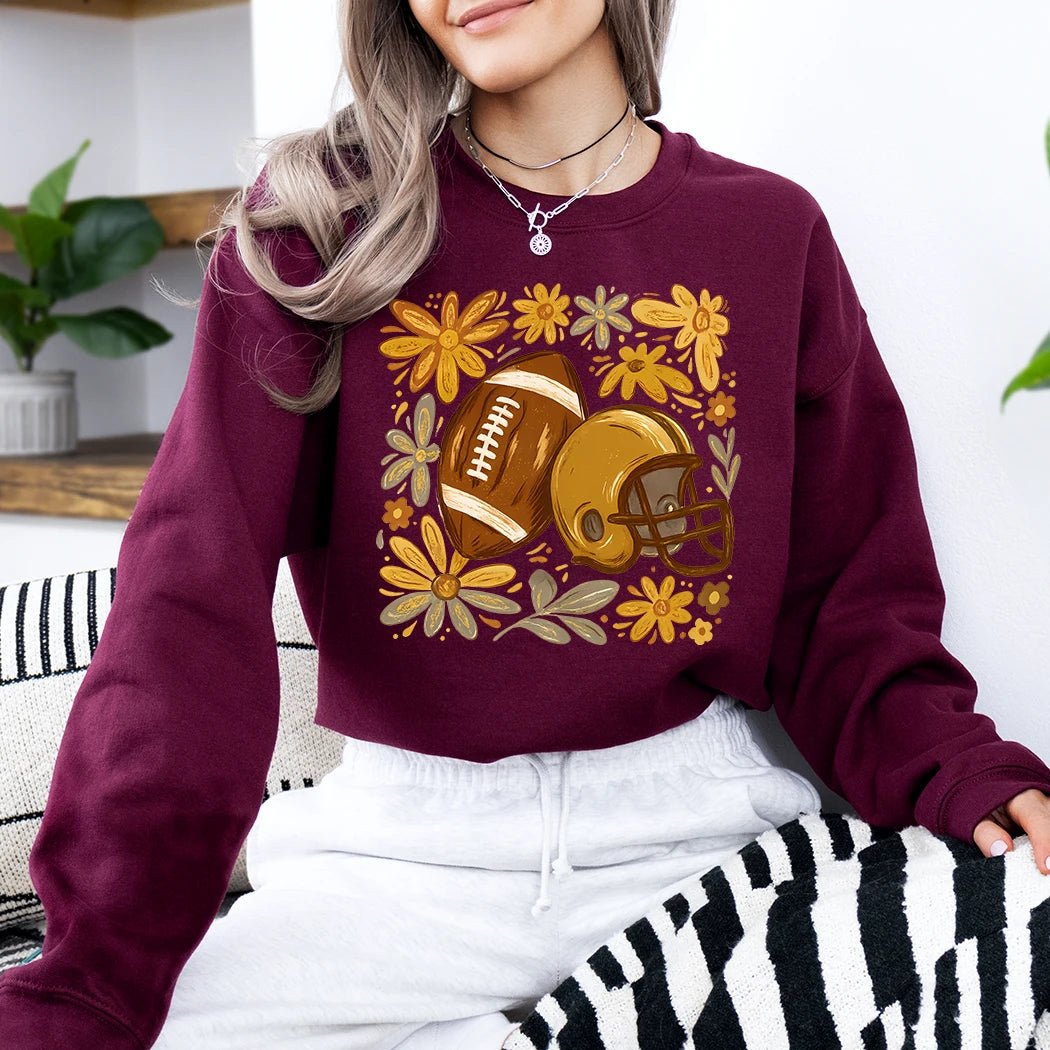 Game Day Football Crewneck - Talking Too Loud Apparel