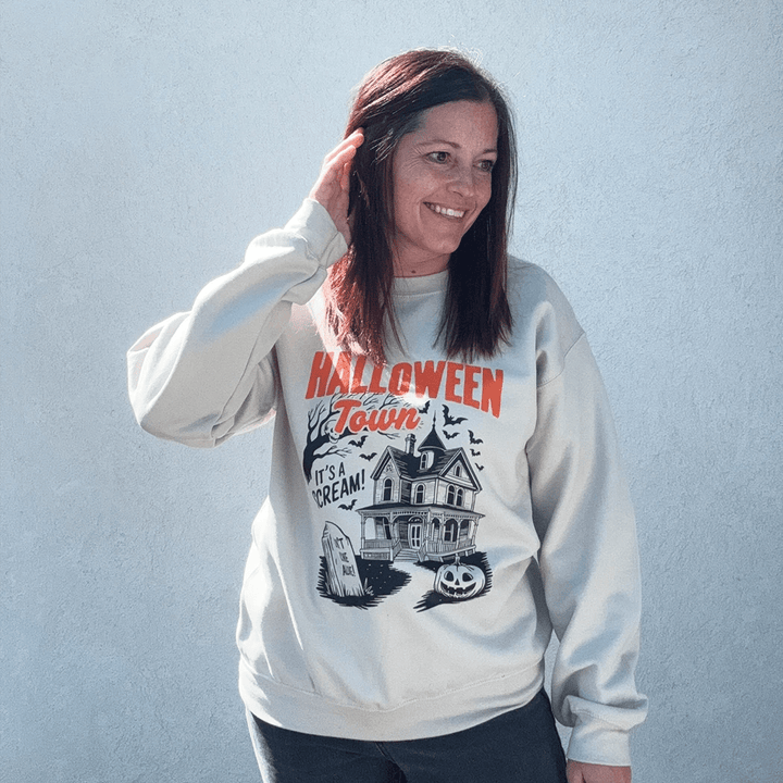 Halloween Town Graphic Crewneck - Talking Too Loud Apparel