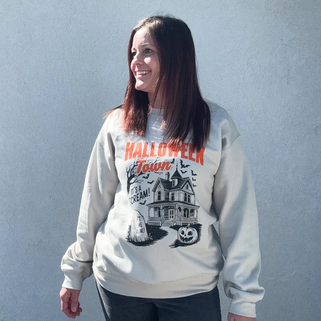 Halloween Town Graphic Crewneck - Talking Too Loud Apparel