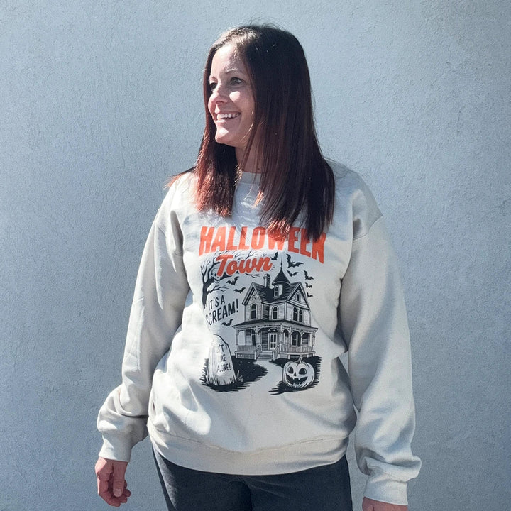 Halloween Town Graphic Crewneck - Talking Too Loud Apparel