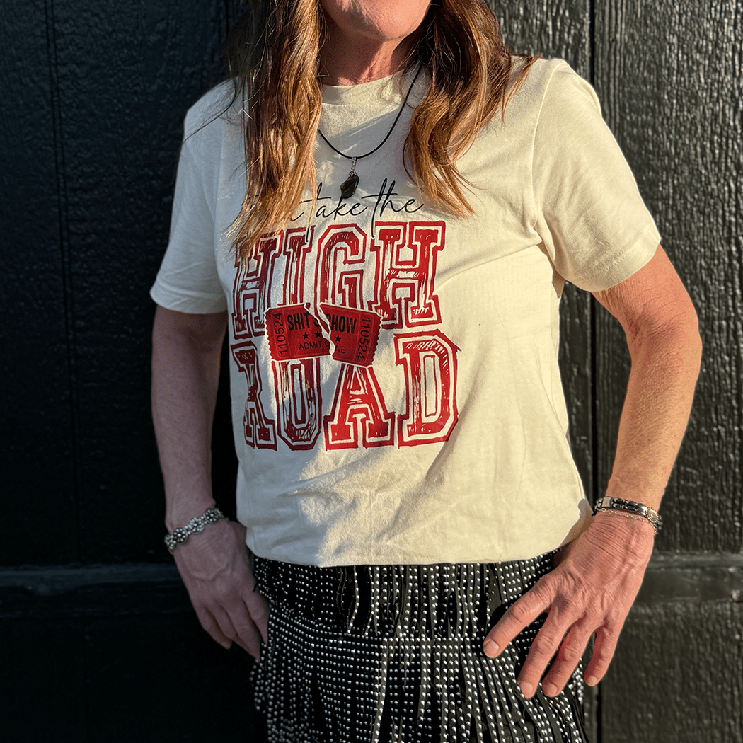 I'ma Take The High Road Graphic Tee - Talking Too Loud Apparel