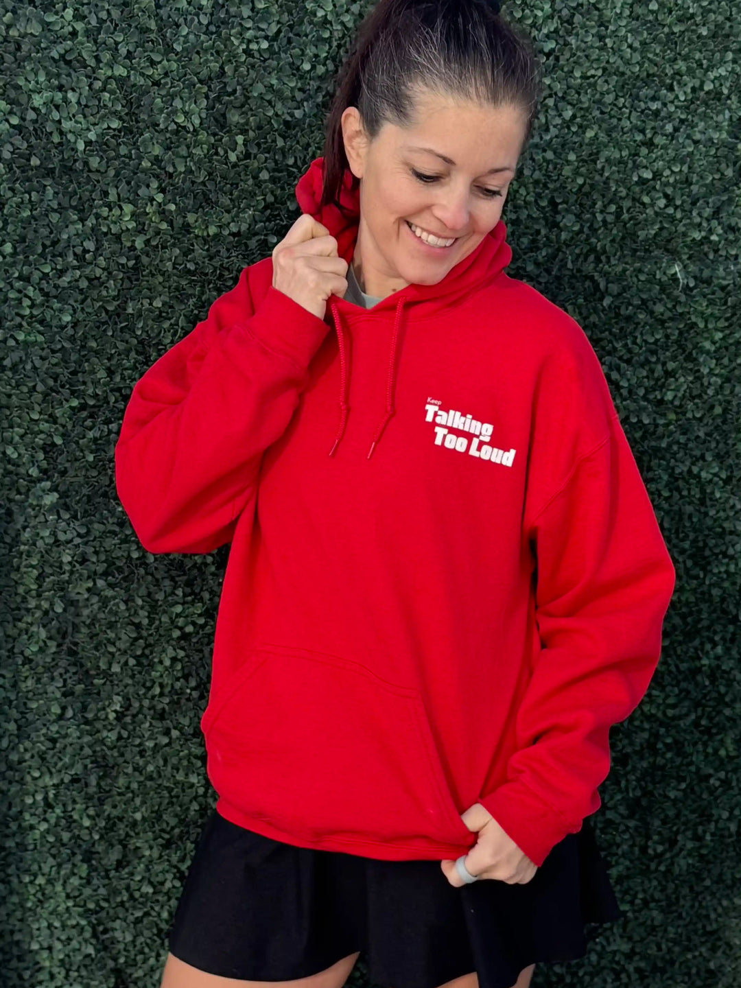 Keep Talking Too Loud Graphic Hoodie - Talking Too Loud Apparel