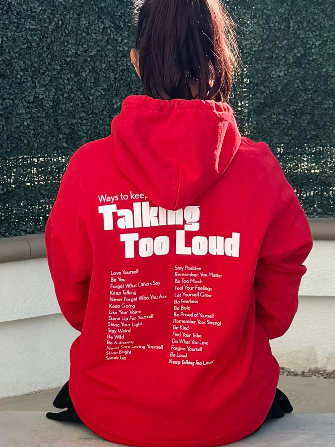 Keep Talking Too Loud Graphic Hoodie - Talking Too Loud Apparel