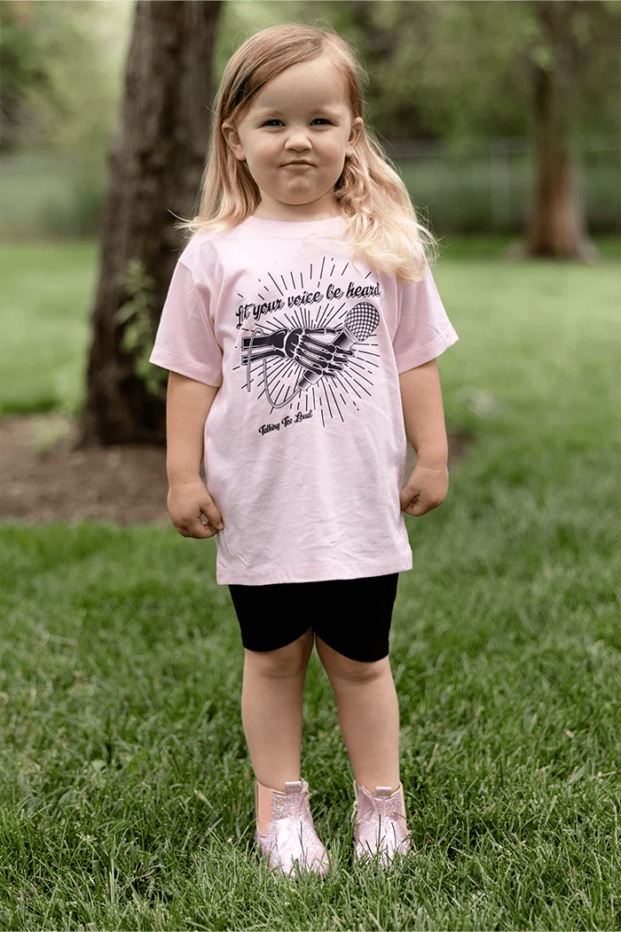 Let Your Voice Be Heard Kids Graphic Tee - Talking Too Loud Apparel