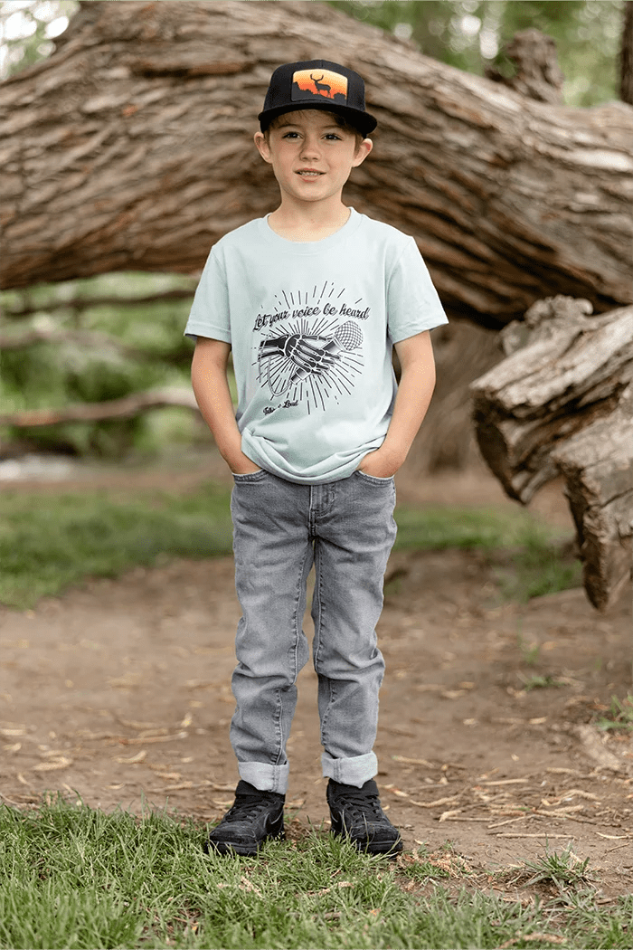 Let Your Voice Be Heard Kids Graphic Tee - Talking Too Loud Apparel