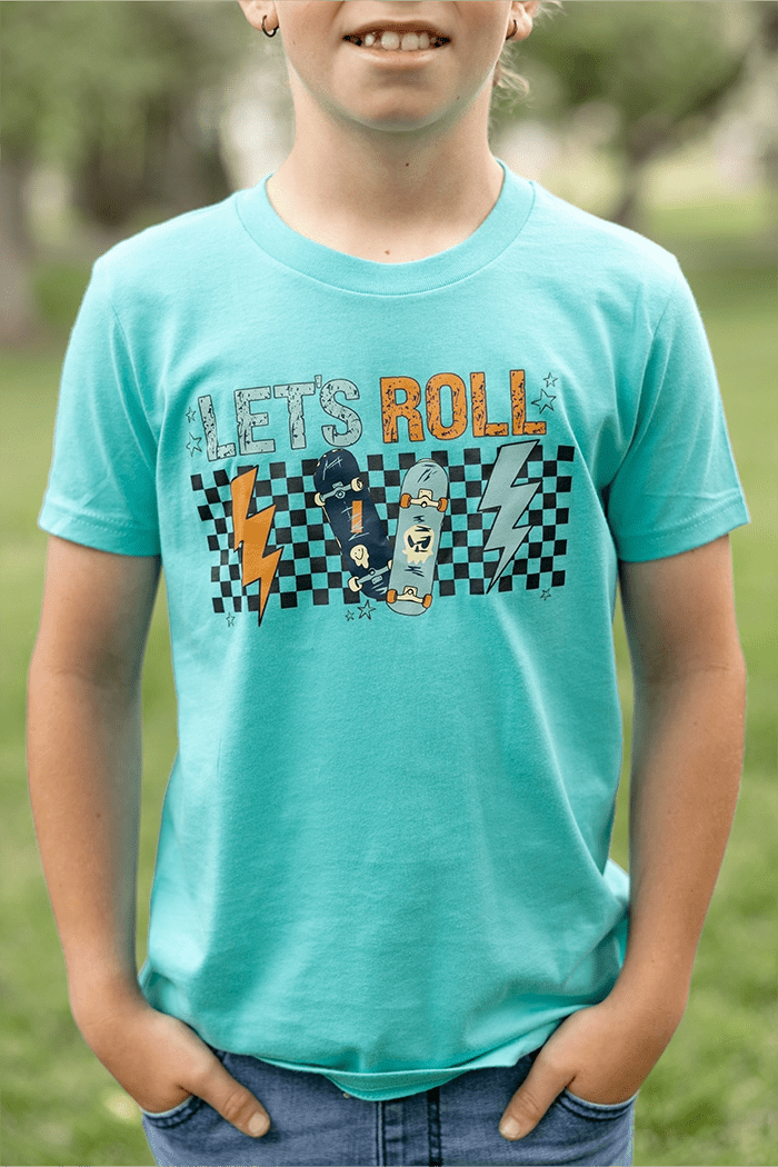 Lets Roll Kids Graphic Tee - Talking Too Loud Apparel