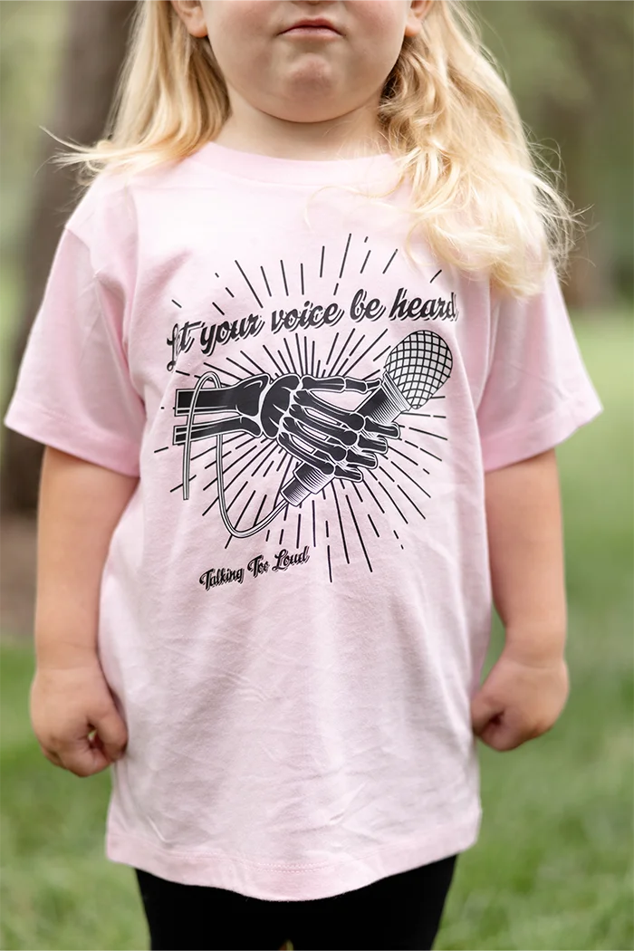 Let Your Voice Be Heard Kids Graphic Tee