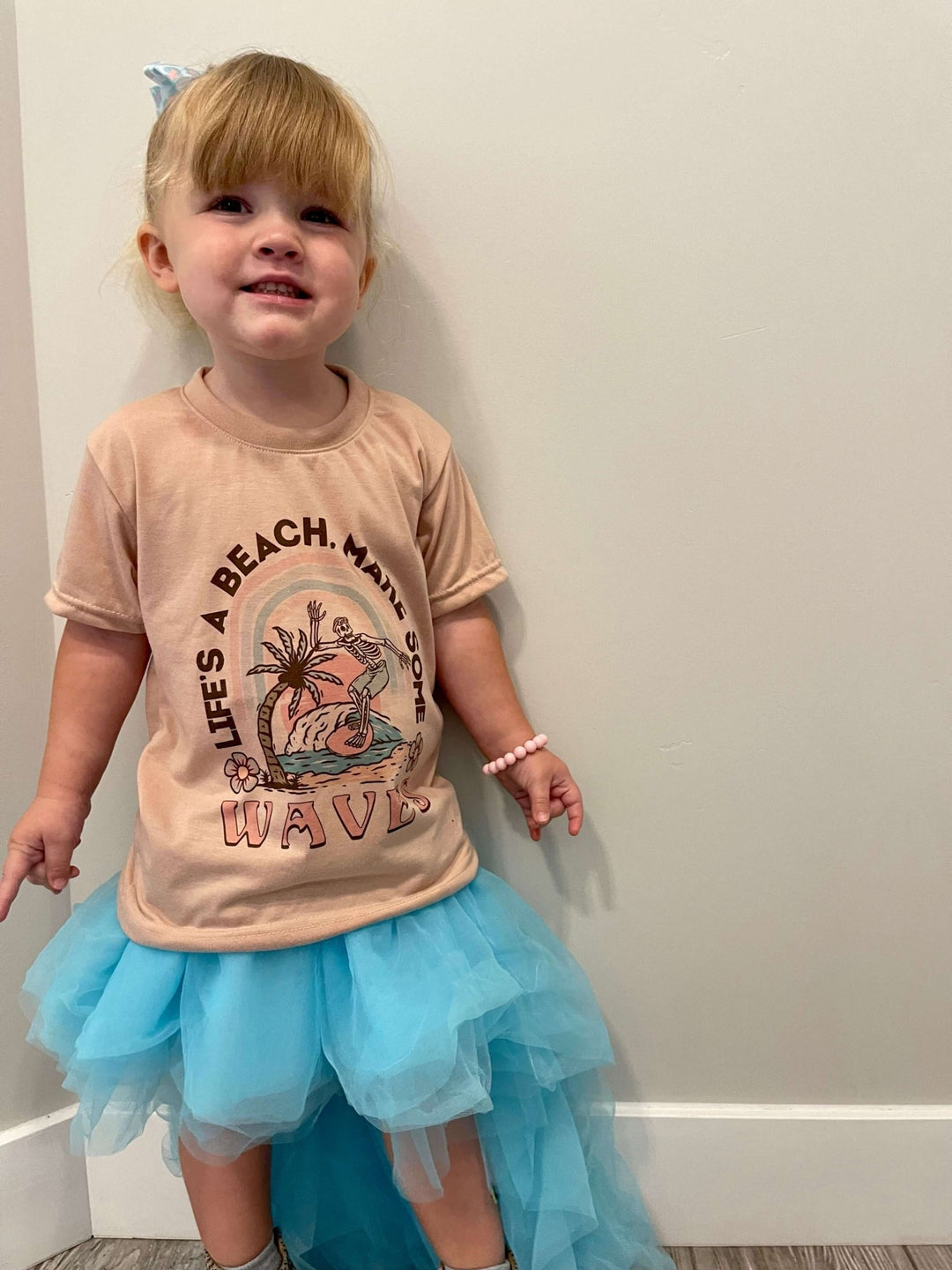 Life’s A Beach. Make Waves Kids Graphic Tee - Talking Too Loud Apparel