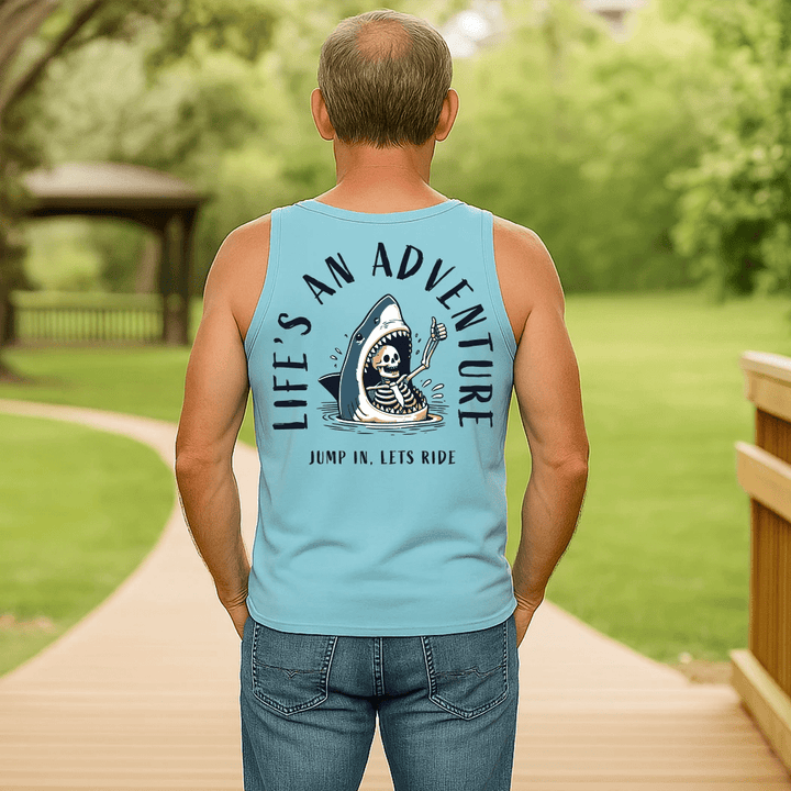 Life's an Adventure Mens Tank - Talking Too Loud Apparel
