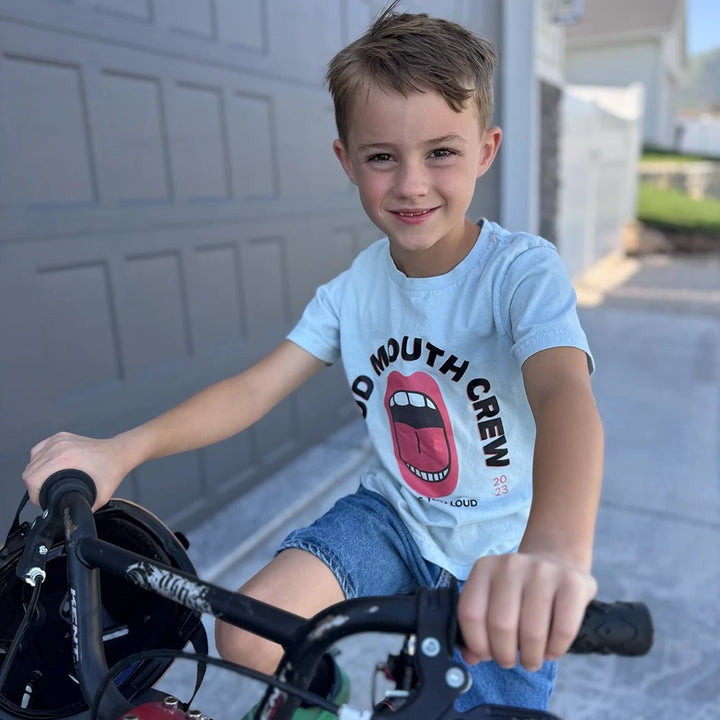 Loud Mouth Crew Graphic Tee Kids - Talking Too Loud Apparel