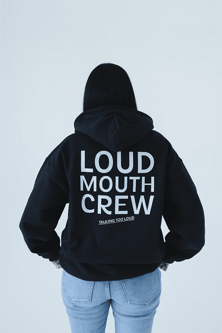 Loud Mouth Graphic Hoodie - Talking Too Loud Apparel