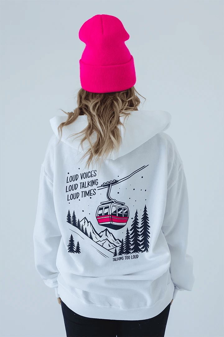 Loud Voices, Loud Talking, Loud Times Hoodie - Talking Too Loud Apparel