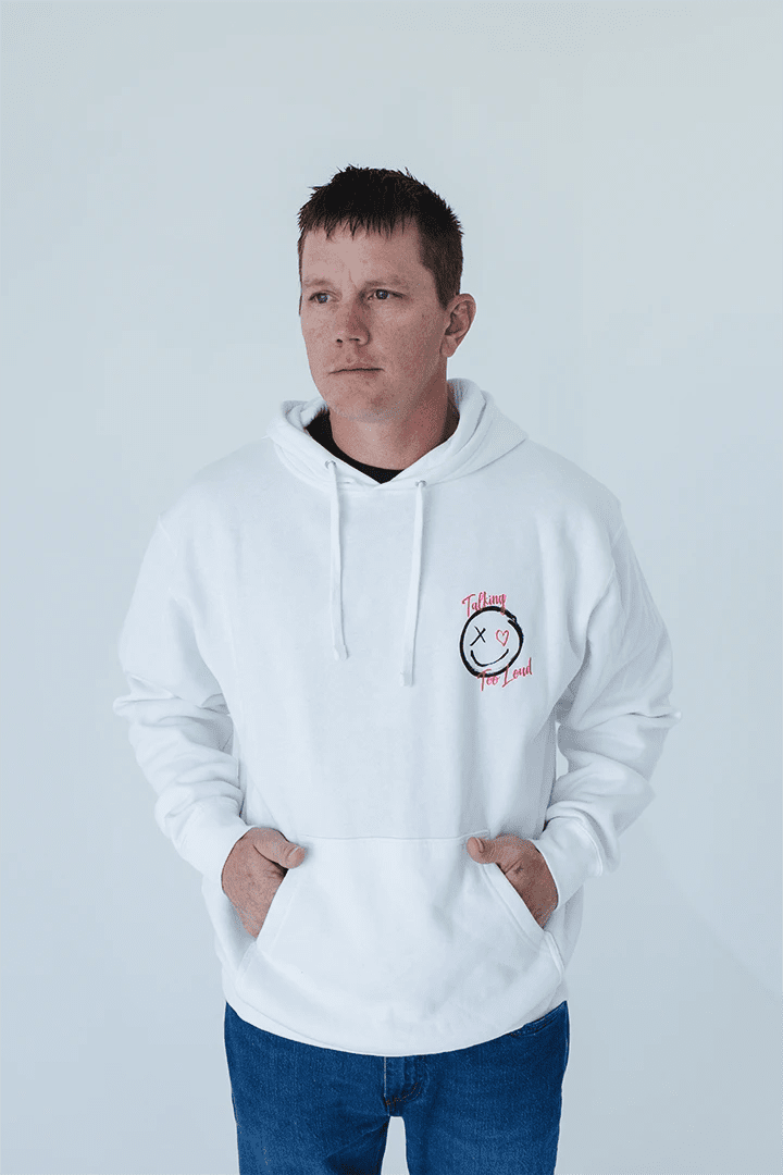 Loud Voices, Loud Talking, Loud Times Hoodie Mens - Talking Too Loud Apparel