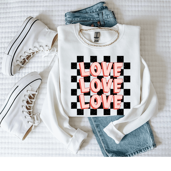 Love Love Love Crewneck - Talking Too Loud Apparel