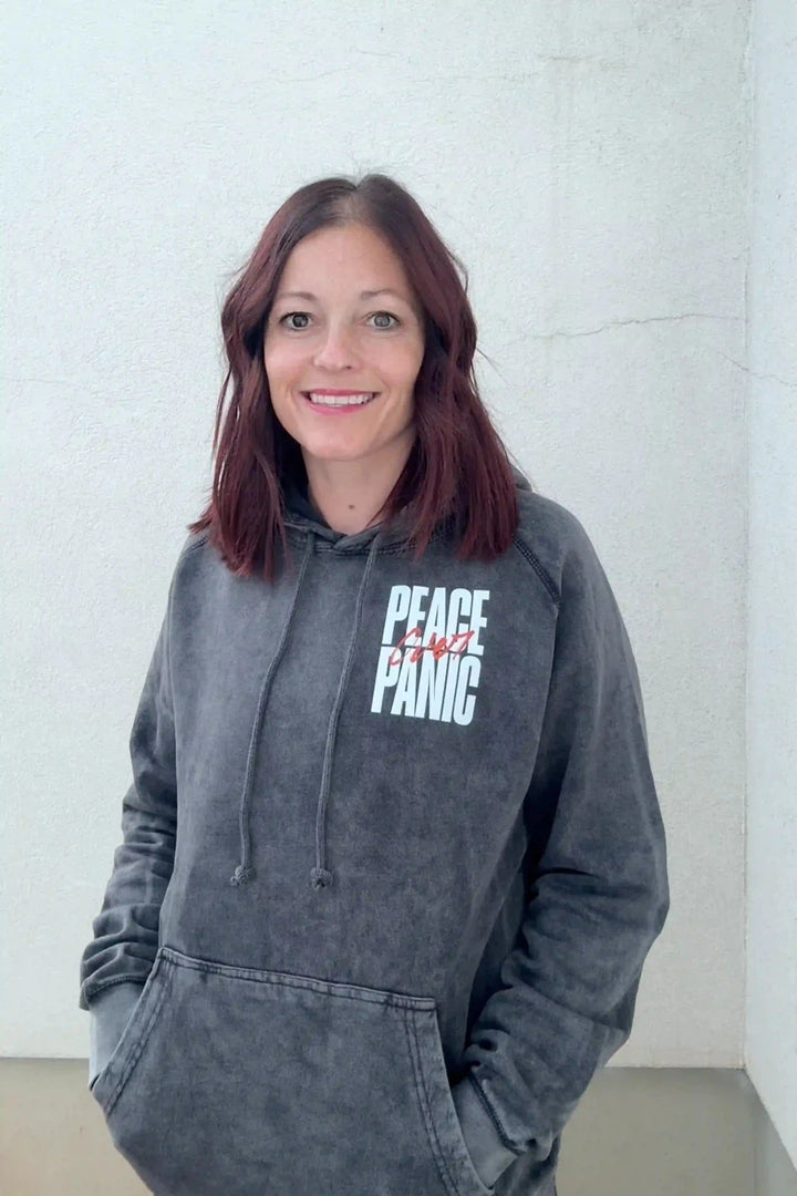 Peace Over Panic Graphic Hoodie - Talking Too Loud Apparel