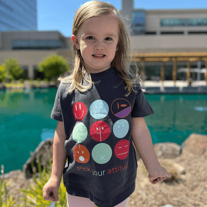 Pick Your Attitude Graphic Tee kids - Talking Too Loud Apparel