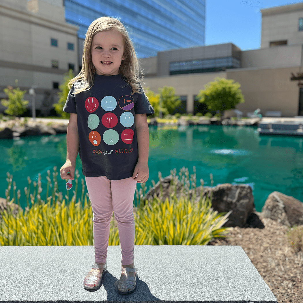 Pick Your Attitude Graphic Tee kids - Talking Too Loud Apparel