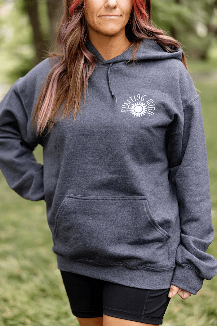 Positive Mind, Happy Soul Graphic Hoodie - Talking Too Loud Apparel