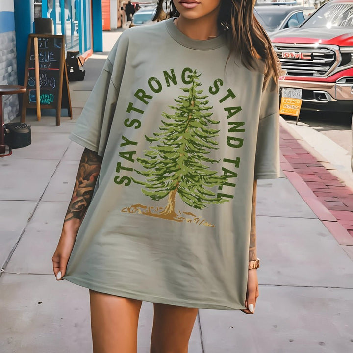 Stay Strong Stand Tall Graphic Tee - Talking Too Loud Apparel