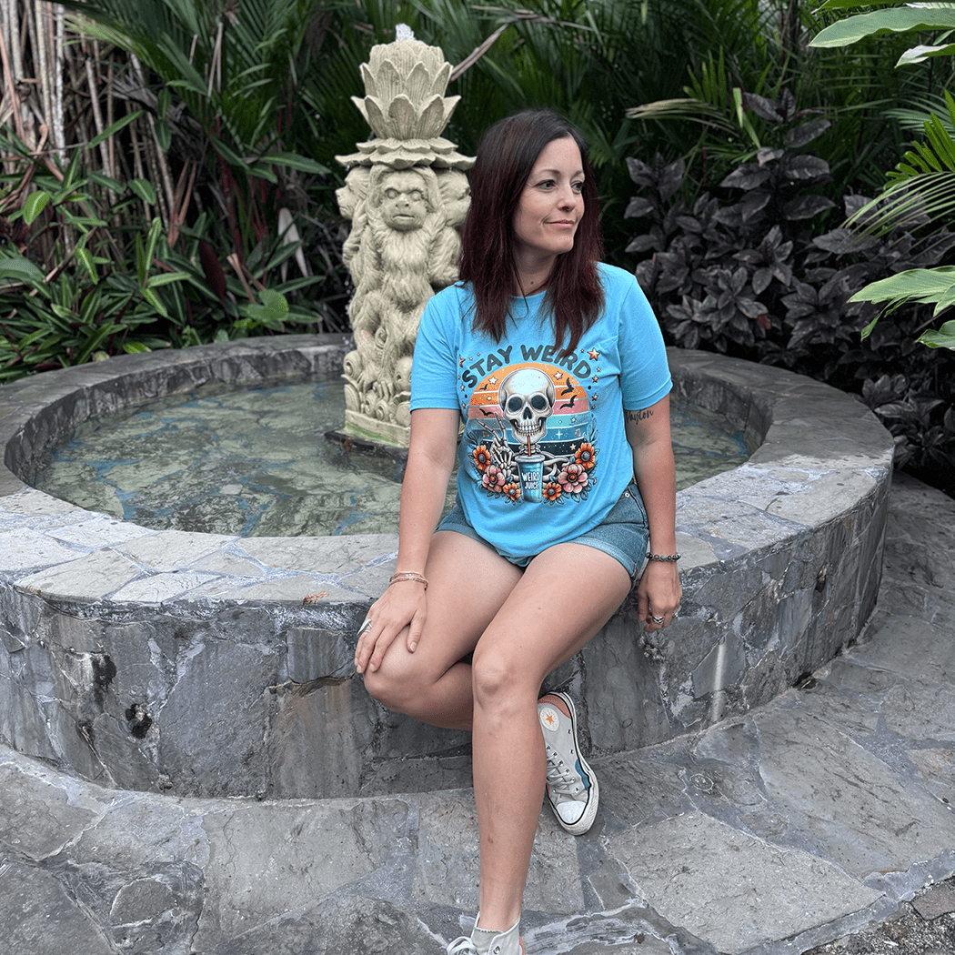 Stay Weird Graphic Apparel Tee - Talking Too Loud Apparel