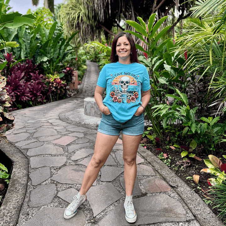 Stay Weird Graphic Apparel Tee - Talking Too Loud Apparel