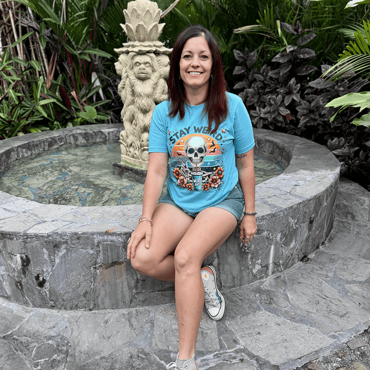 Stay Weird Graphic Apparel Tee - Talking Too Loud Apparel