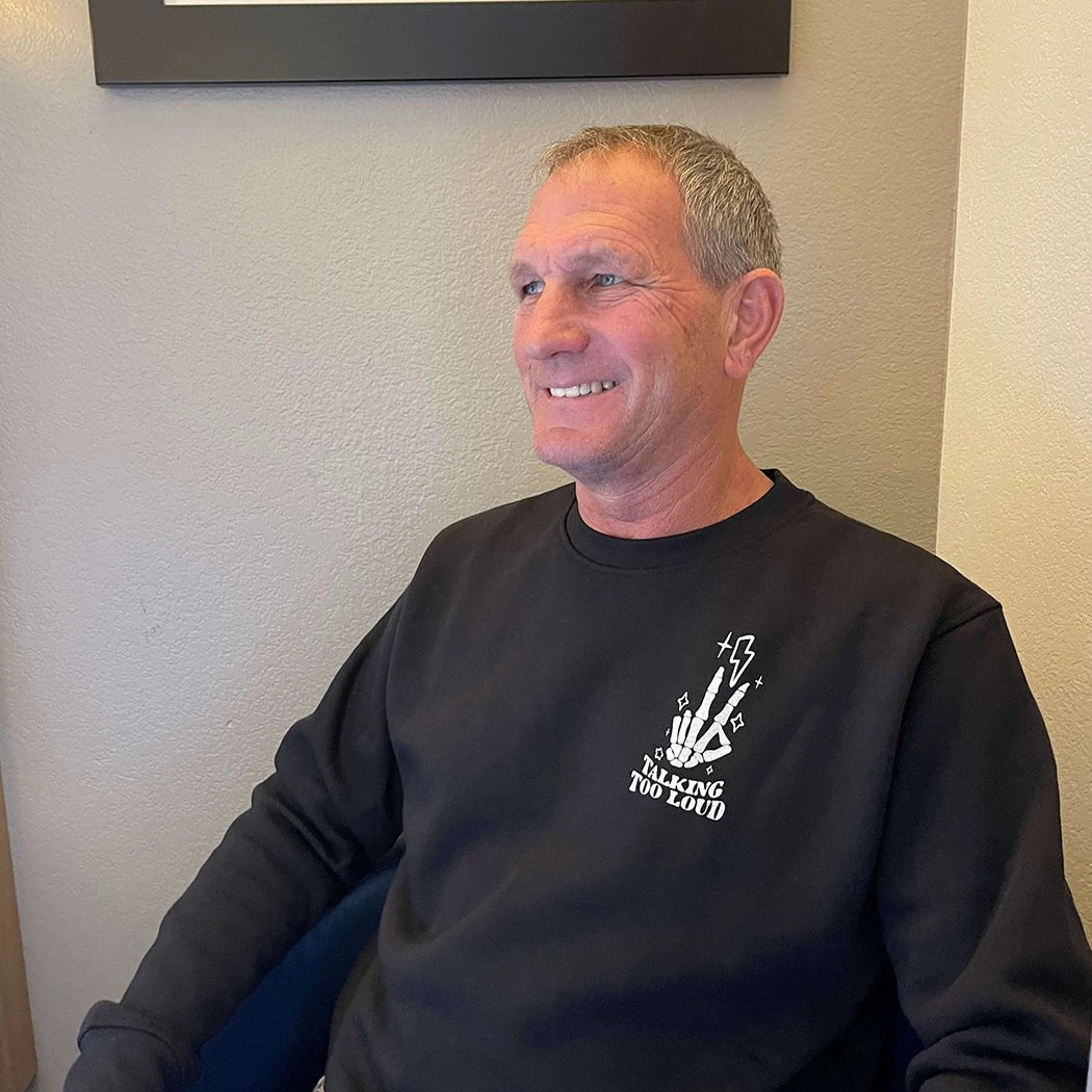 Talking Too Loud Graphic Crewneck - Talking Too Loud Apparel