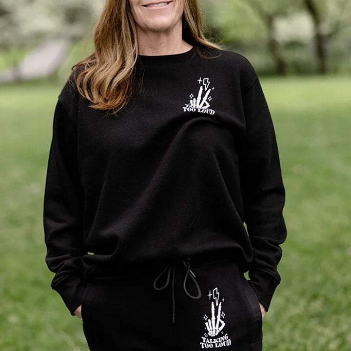 Talking Too Loud Graphic Crewneck - Talking Too Loud Apparel