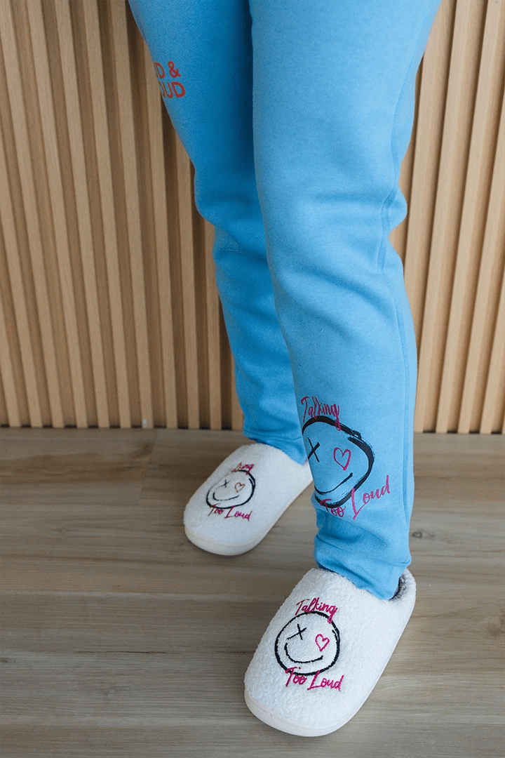 Talking Too Loud Signature Light Blue Sweatsuit - Talking Too Loud Apparel
