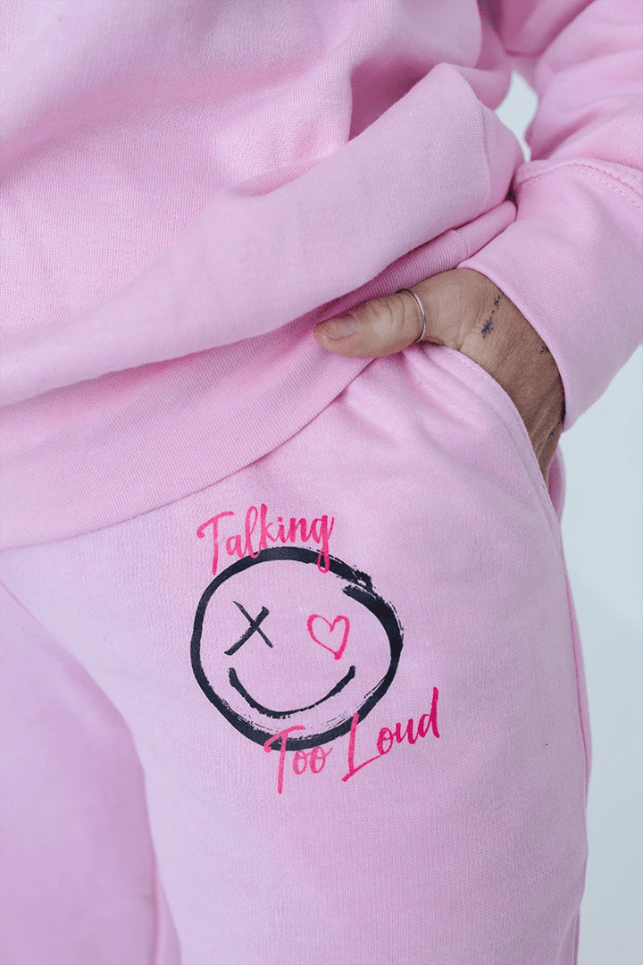 Talking Too Loud Signature Pink Sweatsuit (Bottoms Only) - Talking Too Loud Apparel