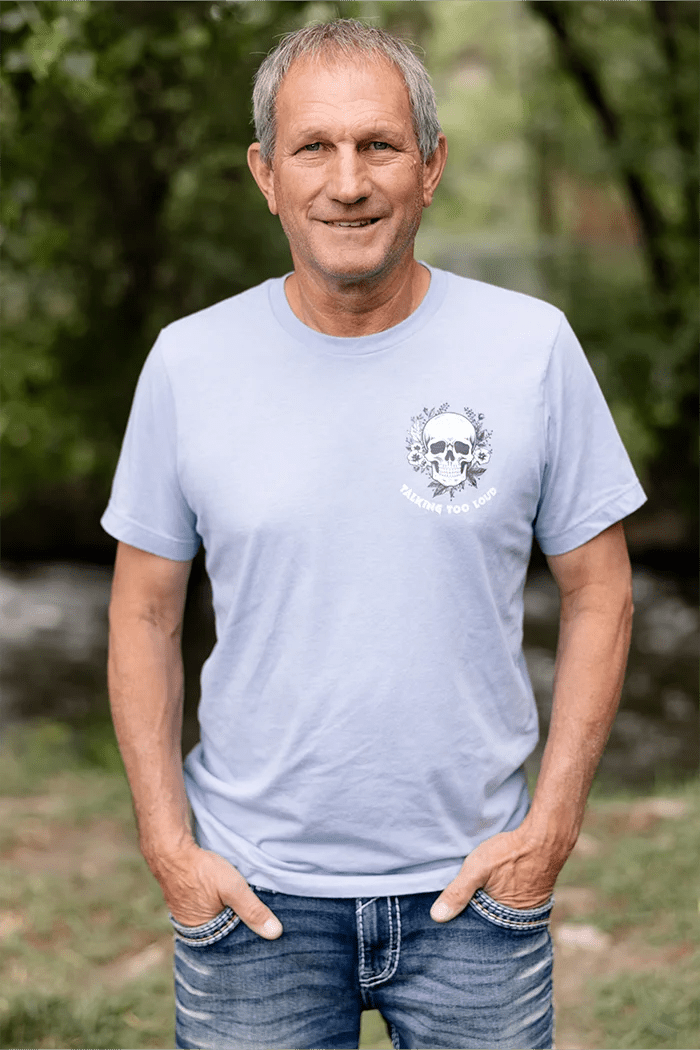 Talking Too Loud Skull Head Mens and Womens Graphic Tee - Talking Too Loud Apparel