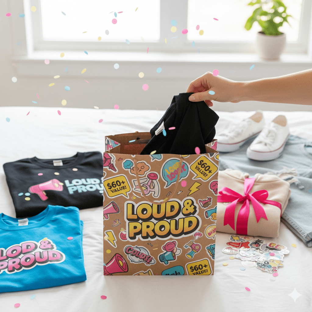 The "Loud & Proud" Mystery Bag - Talking Too Loud Apparel