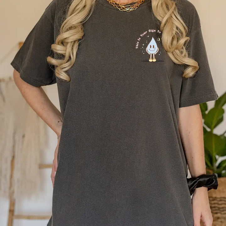 This is Your Sign To Stay Alive Graphic Tee - Talking Too Loud Apparel